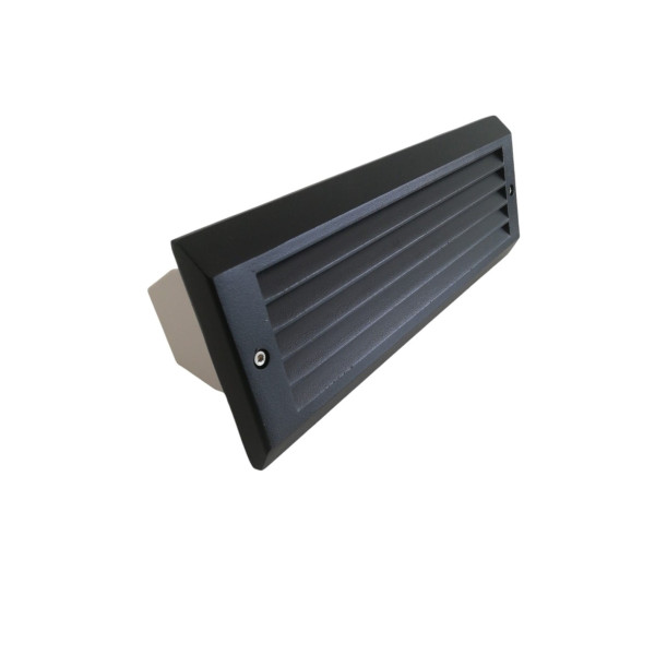 Side e8076 green recessed outdoor lamp pll18 black